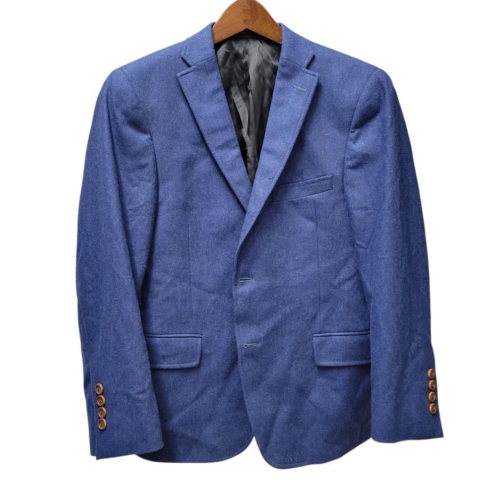 Hart Schaffner Marx Shawn Darst Wool Cashmere Blend Sport Coat Jacket Size 40S